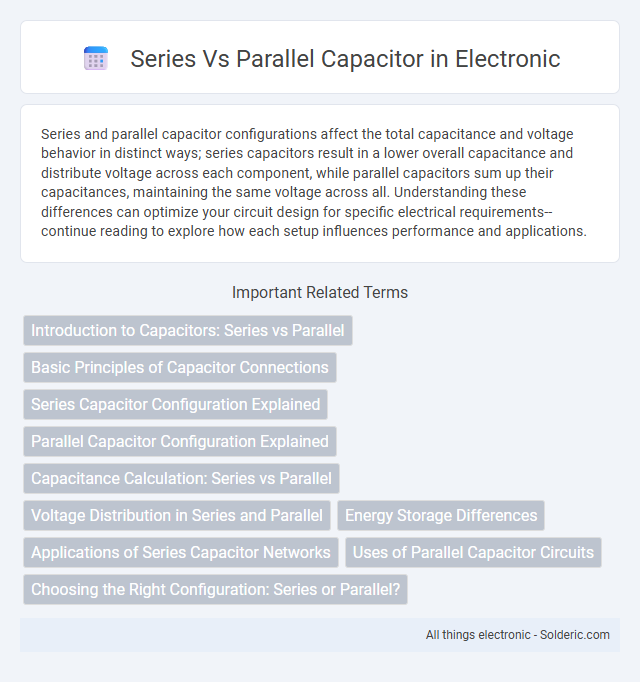Parallel vs Series Capacitors - What is the difference?