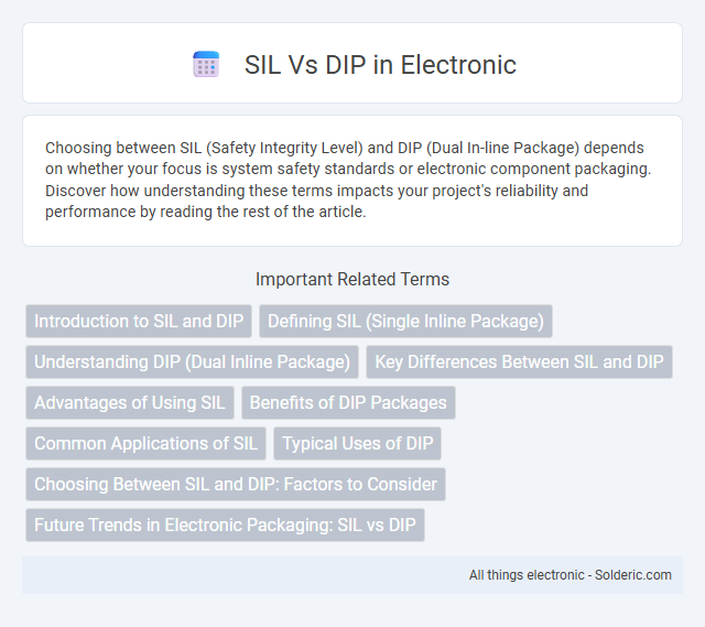 DIP vs SIL - What is the difference?