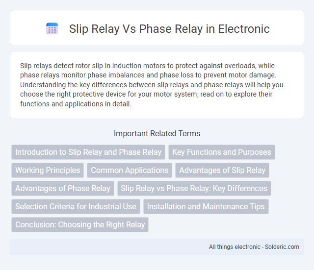 Phase Relay vs Slip Relay - What is the difference?