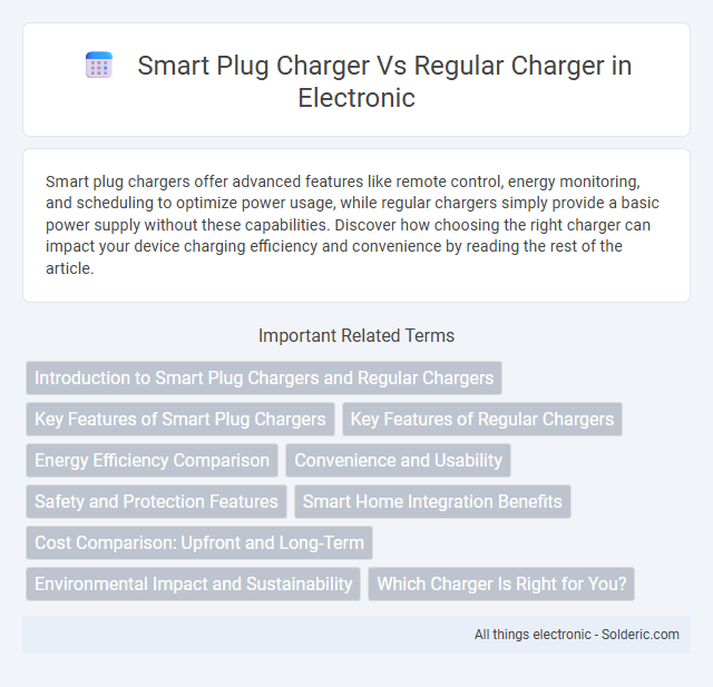 Regular charger vs Smart plug charger - What is the difference?