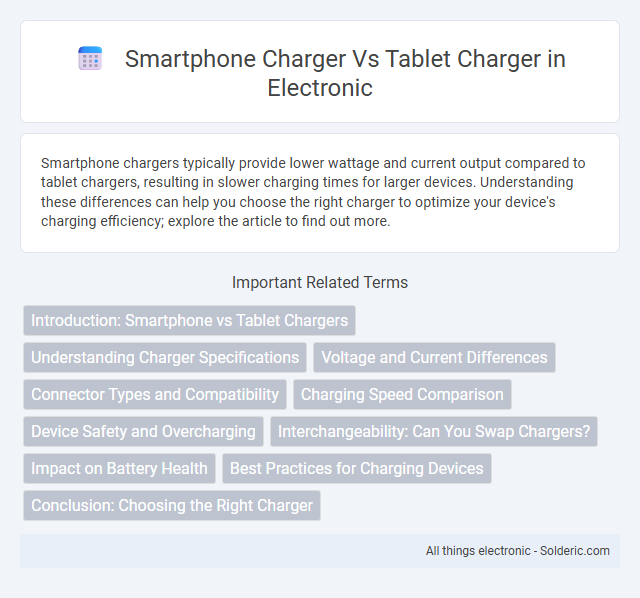 Smartphone Charger vs. Tablet Charger - What is the difference?