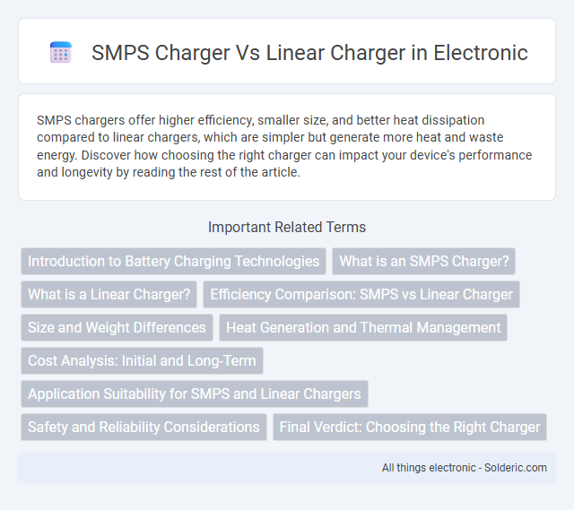 Linear charger vs SMPS charger - What is the difference?