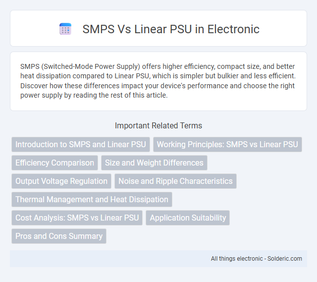 Linear PSU vs SMPS - What is the difference?