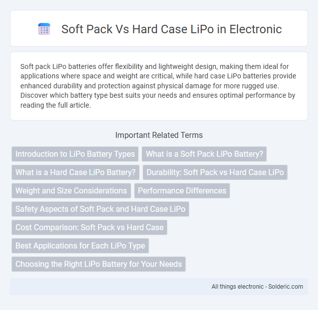 Hard Case LiPo vs Soft Pack LiPo - What is the difference?