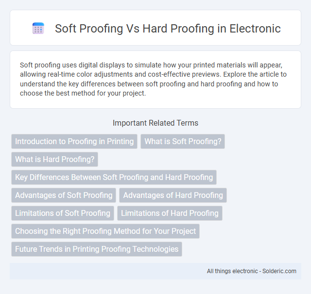 Hard proofing vs Soft proofing - What is the difference?