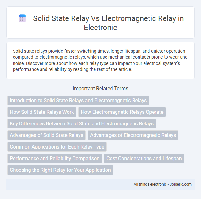 Electromagnetic Relay vs Solid State Relay - What is the difference?