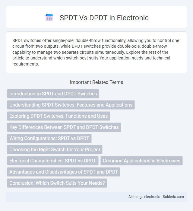 DPDT vs SPDT - What is the difference?
