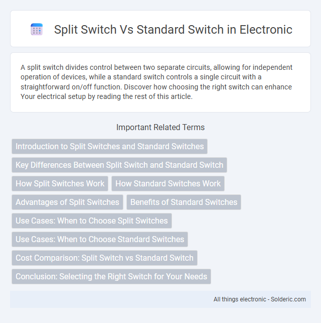 Standard switch vs Split switch - What is the difference?
