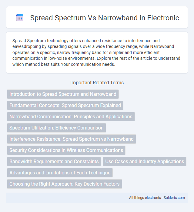 Narrowband vs Spread Spectrum - What is the difference?