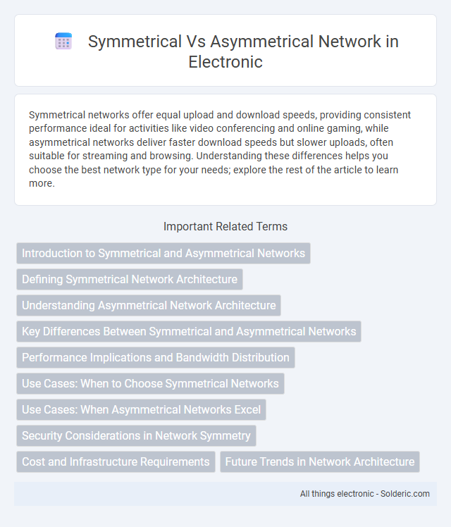 Asymmetrical vs Symmetrical Network - What is the difference?