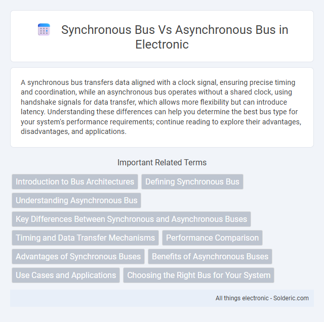 Asynchronous Bus vs Synchronous Bus - What is the difference?