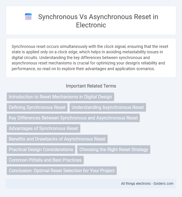 Asynchronous vs Synchronous Reset - What is the difference?