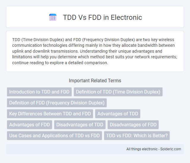 FDD vs TDD - What is the difference?