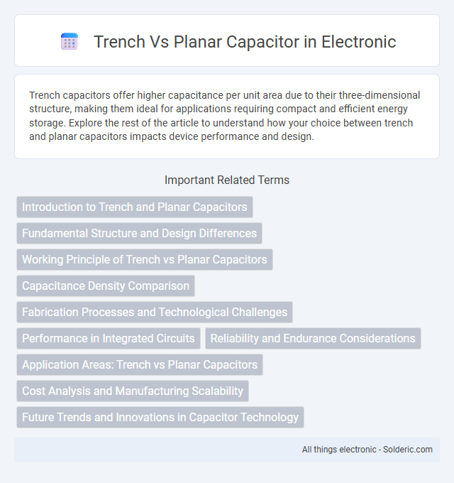Planar vs Trench Capacitor - What is the difference?