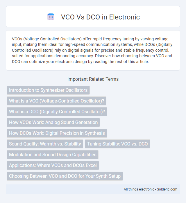 DCO vs VCO - What is the difference?