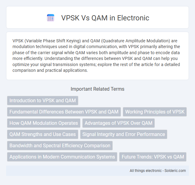 QAM vs VPSK - What is the difference?