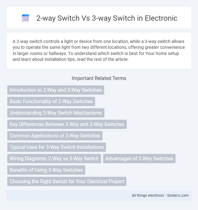 2-Way Switch vs 3-Way Switch - What is the difference?
