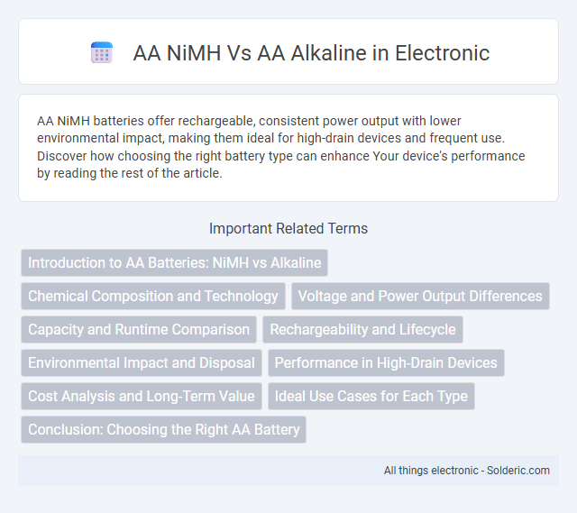 AA Alkaline vs AA NiMH - What is the difference?