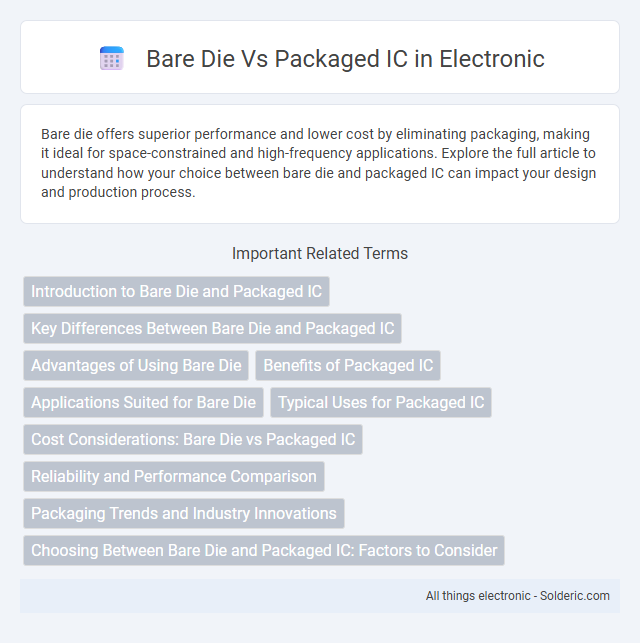 Bare Die vs Packaged IC - What is the difference?