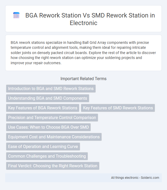 BGA rework station vs SMD rework station - What is the difference?