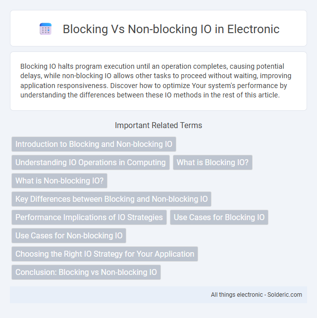 Blocking vs Non-blocking IO - What is the difference?