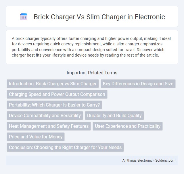 Slim Charger vs Brick Charger - What is the difference?