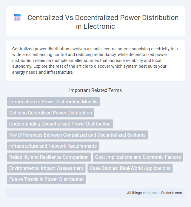 Decentralized vs Centralized Power Distribution - What is the difference?