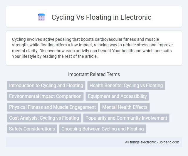 Floating vs Cycling - What is the difference?