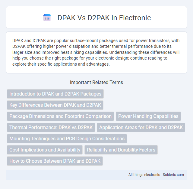 D2PAK vs DPAK - What is the difference?