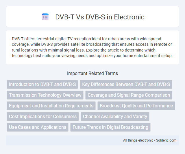 DVB-S vs DVB-T - What is the difference?