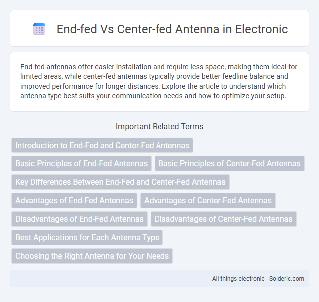 Center-fed vs End-fed Antenna - What is the difference?