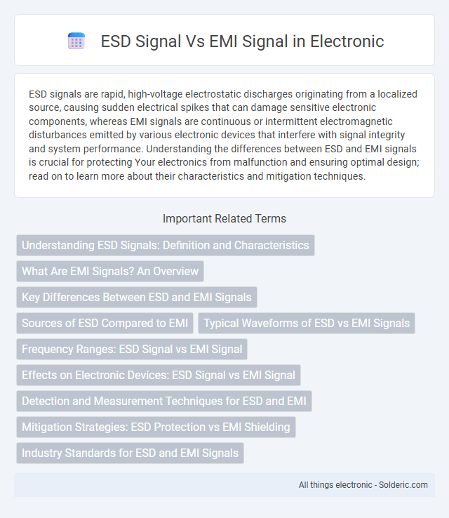 EMI Signal vs ESD Signal - What is the difference?