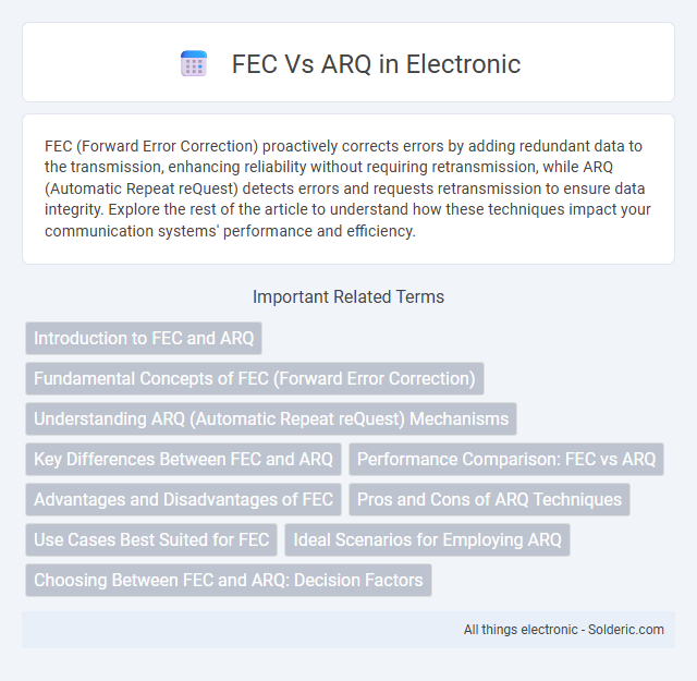 ARQ vs FEC - What is the difference?