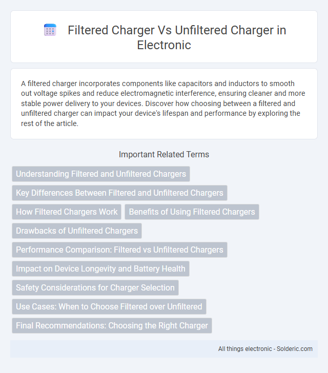 Filtered Charger vs Unfiltered Charger - What is the difference?