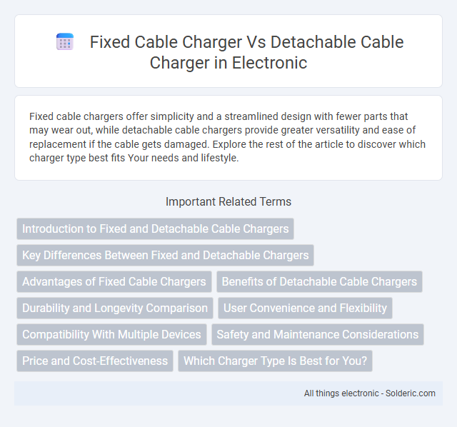 Detachable Cable Charger vs Fixed Cable Charger - What is the difference?