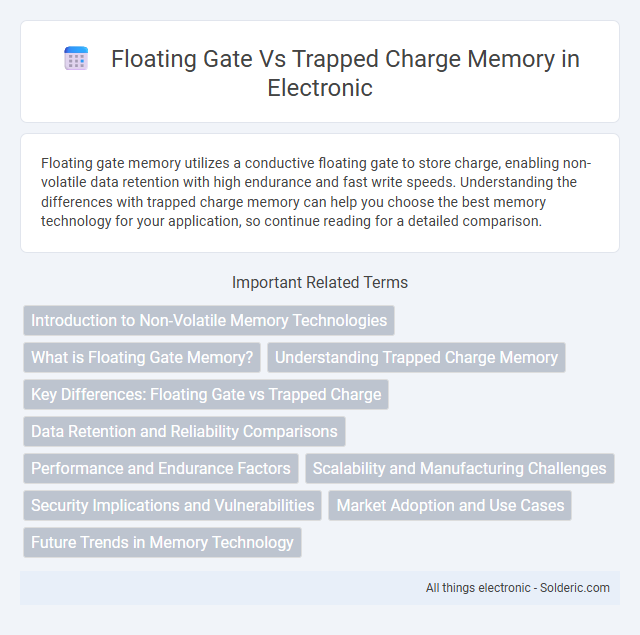 Floating Gate vs Trapped Charge Memory - What is the difference?