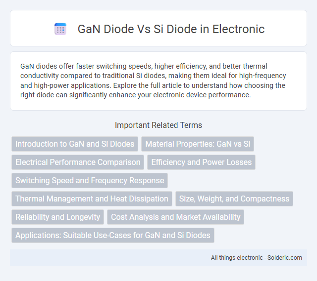 Si diode vs GaN diode - What is the difference?