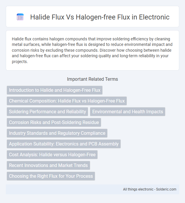 Halide Flux vs Halogen-Free Flux - What is the difference?