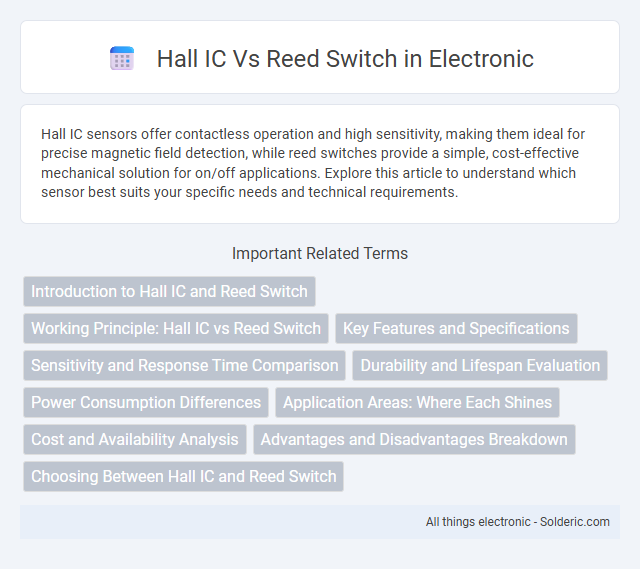 Hall IC vs Reed Switch - What is the difference?