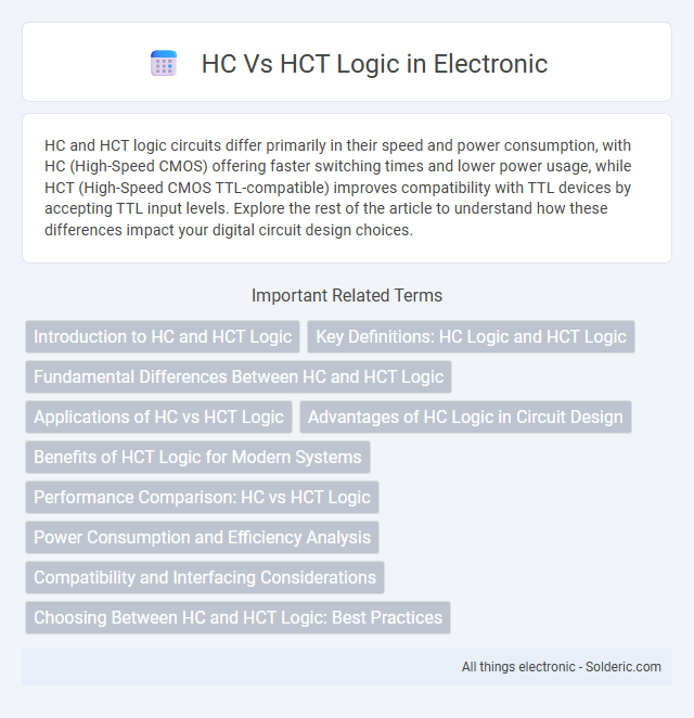 HC vs HCT Logic - What is the difference?