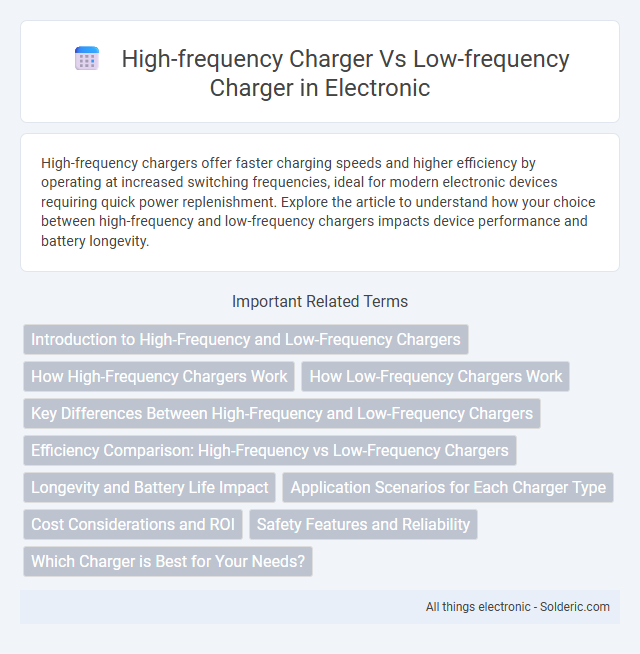High-frequency charger vs Low-frequency charger - What is the difference?