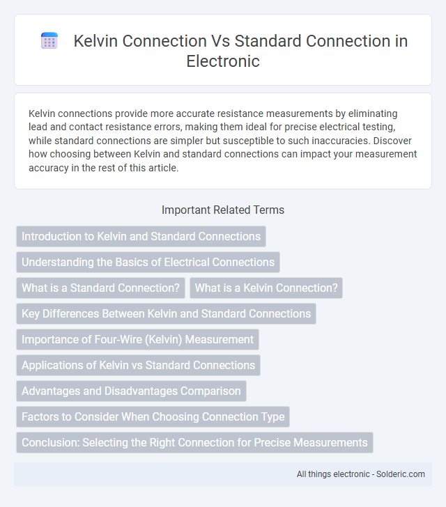 Standard connection vs Kelvin connection - What is the difference?