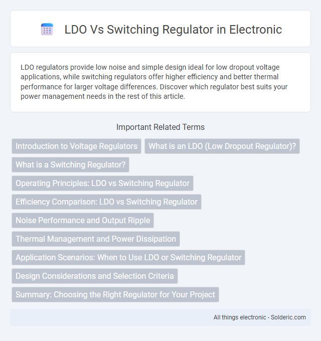 Switching Regulator vs LDO - What is the difference?