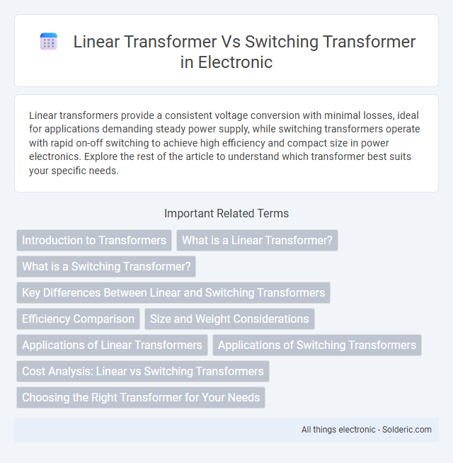 Linear Transformer vs Switching Transformer - What is the difference?