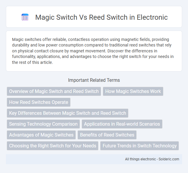 Reed switch vs Magic switch - What is the difference?