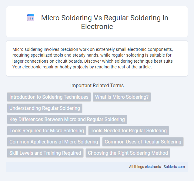 Regular Soldering vs Micro Soldering - What is the difference?