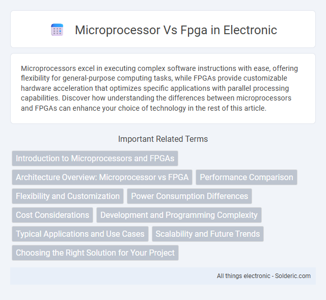 FPGA vs Microprocessor - What is the difference?