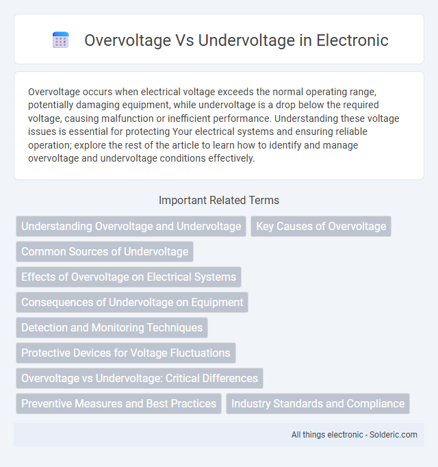 Overvoltage vs Undervoltage - What is the difference?