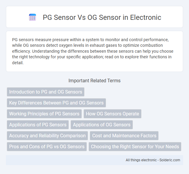 OG Sensor vs PG Sensor - What is the difference?