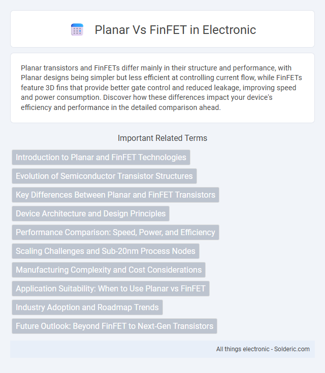 FinFET vs Planar - What is the difference?
